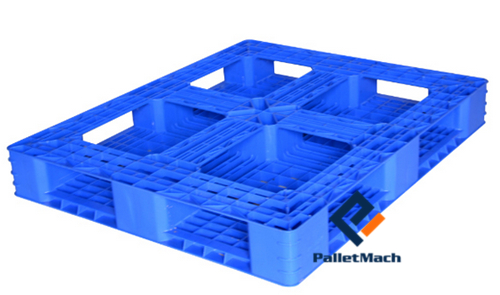 4-way fork lift entry plastic pallet