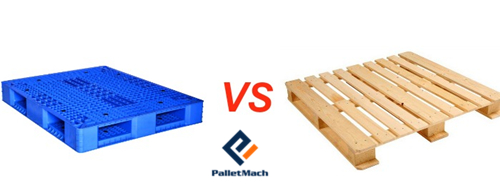 plastic pallet looks more attractive than wood